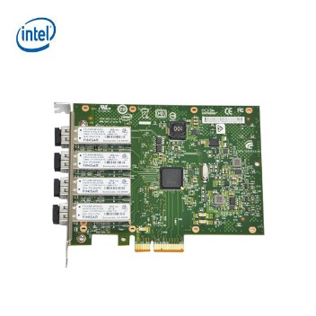 Intel I350-F4 四端口光纤服务器网卡 1000单多模